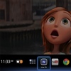 Google TV main menu screen
