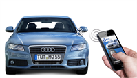 Car-sharing apps that use digital keys open the car door at the push of a button