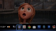 Google TV main menu screen