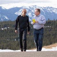 Satya Nadella and Stephen Elop