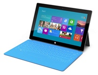 Microsoft Surface tablet with keyboard