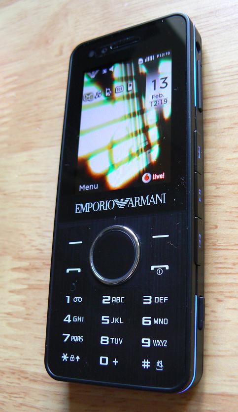 Emporio Armani Samsung Mobile 'Night Effect' mobile phone