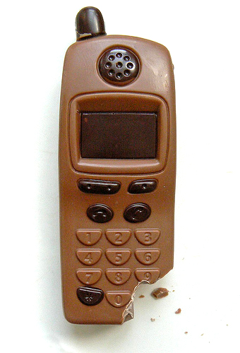 Chocolate mobile phone
