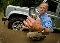 Land Rover S1 with Sir Ranulph Fiennes