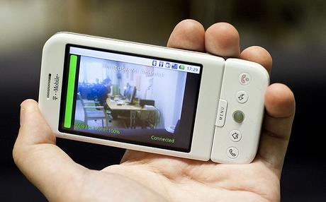 Bambuser video streaming on an Android handset