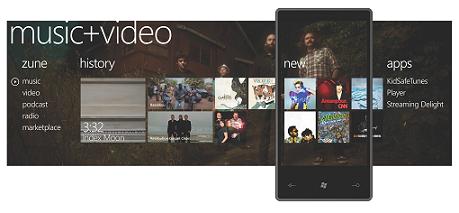 Windows Phone 7 with Zune